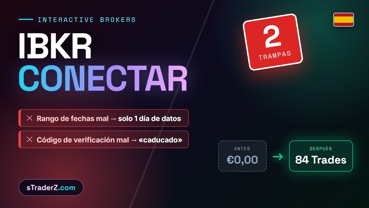 Conectar Interactive Brokers con sTraderZ.com: del registro a un panel listo para operar
